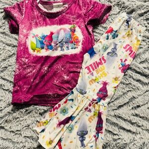 Trolls bell bottom pant set! BRAND NEW! Super soft!